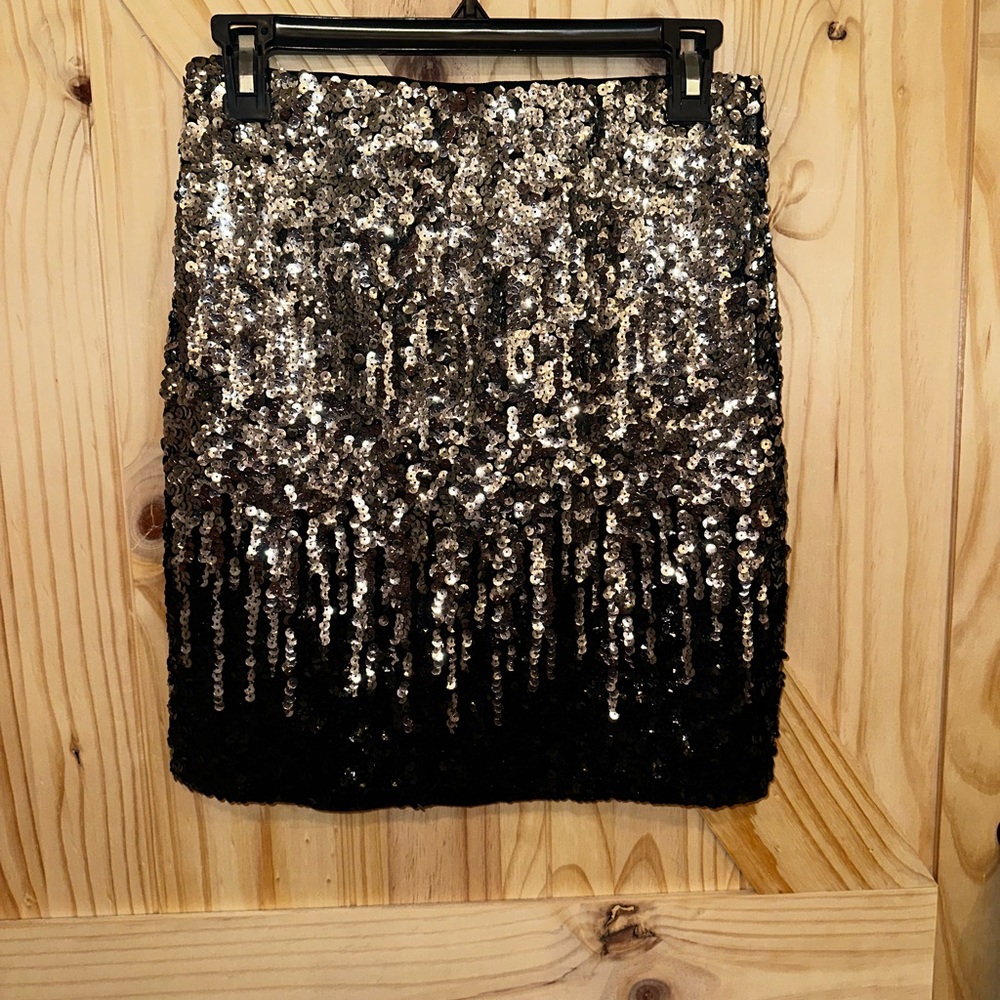 Rhinestone Mini Skirt